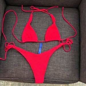 Bound by Bond-Eye Serenity Tie Side Bottom and The Sofie Triangle Top